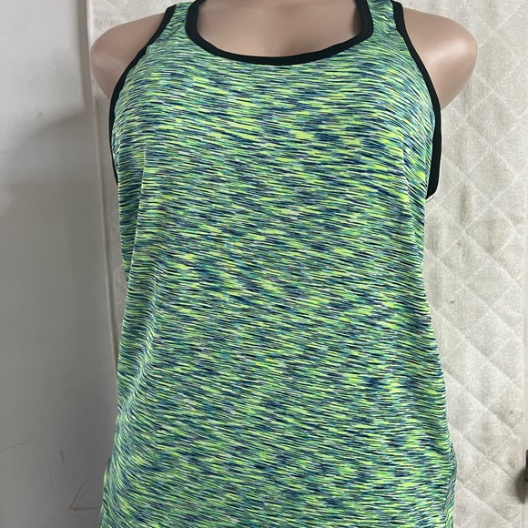 NWT Sport Dri compression fit Women's Racerback Backless Muscle Workout Tank Top - Picture 3 of 4